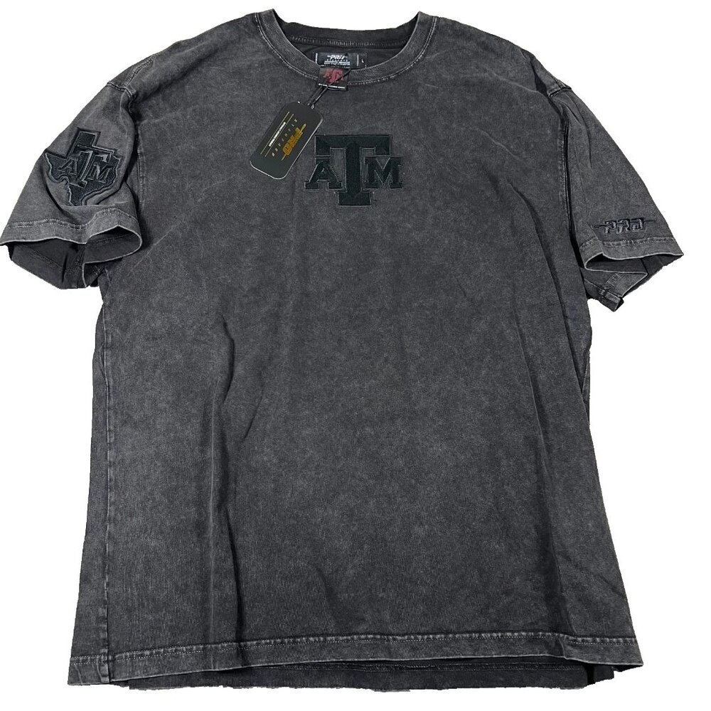 Pro Standard Mens Large Black Texas A&M Aggies Short Sleeve Football T-Shirt NWT